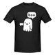 thumbnail image 2 of Camiseta de manga corta 100 % algodón para hombre con el fantasma de la desaprobación, 2 of 5