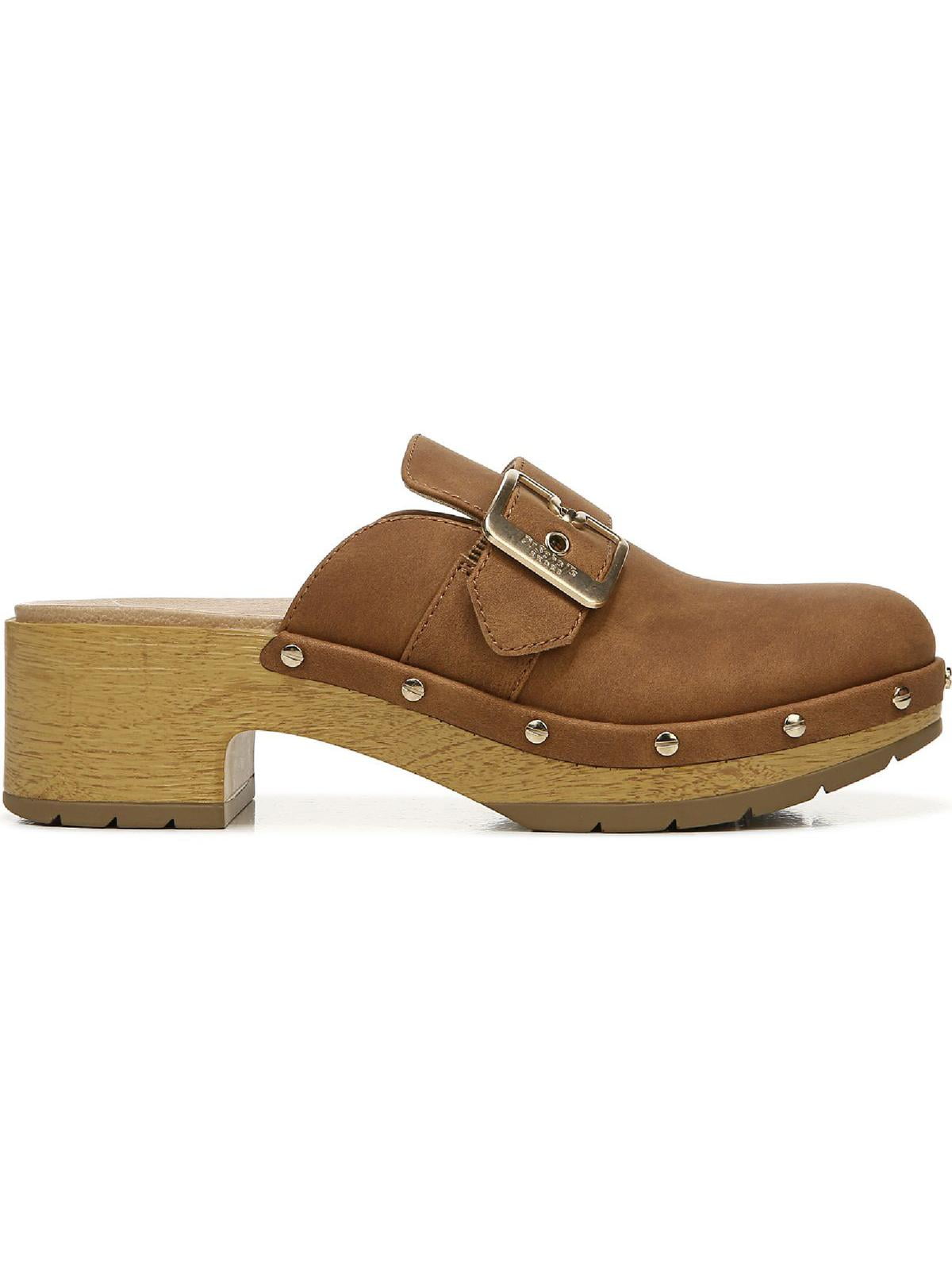 Dr. Scholl s Brandclub Dr. Scholl s Shoes Womens Classic Faux Leather Slip On Clogs