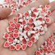 thumbnail image 3 of 50-100 piezas de espaciadores de arcilla polimérica con forma de flores, frutas, estrellas, mariposas y corazones, cuentas sueltas para hacer joyas, pulseras y collares, 3 of 5