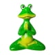 thumbnail image 3 of Estatua de rana de resina meditando y yoga, figura decorativa realista para el hogar Estilo A, 3 of 9