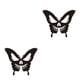 thumbnail image 1 of Kearding Impresionante y versátil arte de pared de metal con mariposas y calaveras Arte de pared de mariposas Decoración de calaveras Type2 NO2, 1 of 6