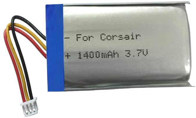 3.7v Lithium Ion Battery 1400mAh 