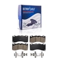 thumbnail image 5 of Detroit Axle - 14.96" inch Front Drilled Disc Brake Rotors Ceramic Brakes Pads for 2015-2022 Ford Mustang, 5 of 7