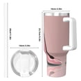 thumbnail image 4 of Sikiie High Heel Shoes Butterfly Insulated Stainless Water Bottle Lid Travel Mug Cup Insulated Tumblers Cup 40oz Ice Bully With Handle, 4 of 8