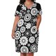 thumbnail image 2 of Vestido suelto estilo coreano para mujer en vestido largo con estampado floral blanco estilo moderno medio estilo vintage, 2 of 6