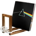 thumbnail image 1 of Tabletop Now Playing Vinyl Record Stand - Wooden Vinyl Record Holder Accessories - Vinyl Record Display LP Shelf - Now Spinning Album Frame For Vinyl Record Storage -No-Tool Assembly ( S, 1 of 9