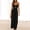 #0362-Black, variant on Womens Sleeveless Dungarees Jumpsuit Loose Solid Casual Overalls Long Romper for Daily