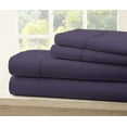 thumbnail image 2 of DDI 1941742 King Premium Double Brushed 6 Piece Sheet Set - Purple Case of 12, 2 of 2