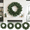 11.8 in, variant on Artificial Christmas Green Pine Wreath, Pine Needle Plain Front Door Wreath, Multiple Sizes Blank Evergreen Garland Base for Xmas DIY Craft, Home Wall, Window, Holiday Indoor Outdoor Decoration
