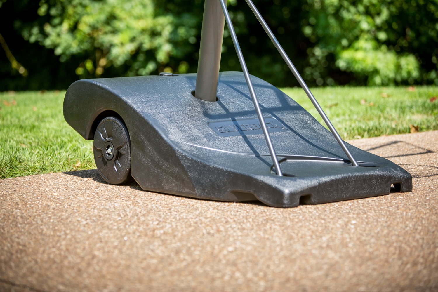 Silverback SBX 54" Backboard Portable Height-Adjustable Basketball Hoop Assembles in 90 Minutes
