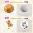 thumbnail image 5 of Glitter Dumpling Squishy, Dumpling Squishies Mystery Box, Viral Bao Bun Squeeze Toys, Colorful Sensory Fidget Toys for Stress Relief, Stretchy Desk Toys, Party Favor Gift for Teens & Adults  (Gold), 5 of 10