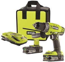 Ryobi One+ 18-Volt Hammer Drill Kit 