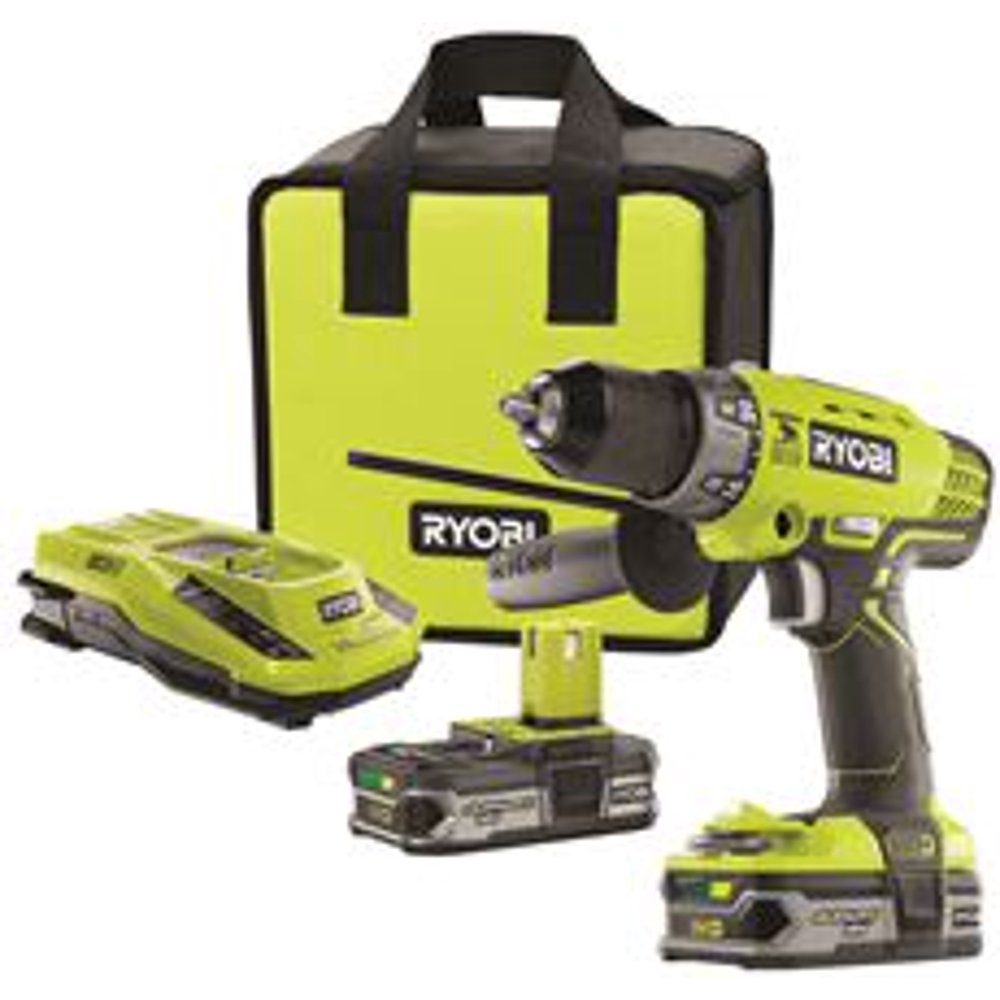 Ryobi One+ 18Volt Hammer Drill Kit