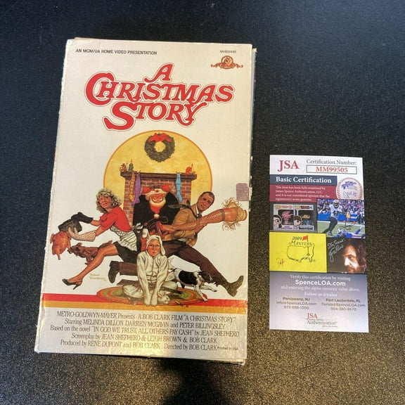 Scott Schwartz Signed A Christmas Story VHS Movie With JSA COA