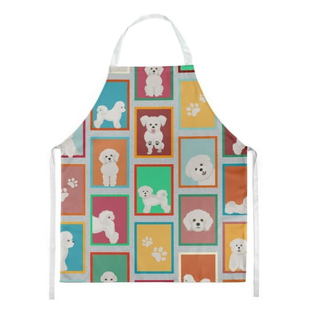 

Lots of Bichon Frise Apron 27 in x 30 in