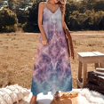 thumbnail image 2 of Kaleidoscope Mandala Colorful Floral Boho Sleeveless Dress for Women Clothing Female Women's Summer Skirt, 2 of 7