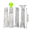 thumbnail image 3 of SUYOLL Disposable Ice Popsicle Freezer Tubes With Zip Seals For Yogurt Sticks Juice Fruit Ice Candy Comes With A Funnel Easy To Use, 3 of 9