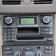 thumbnail image 3 of Central Control CD Radio Switch Knob Panel Cover Trim Decorative Carbon Fiber For Volvo XC90 2003-2014 Accessories, 3 of 4