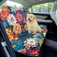 thumbnail image 2 of Drydeepin Vintage Boho Mandala Flower Car Seat Covers for Backseat, Rear Bench Seat Cover Towel Sweat Absorbent Saddle Blanket Seat Protector Universal Auto Accessories for Trucks Van SUV, 2 of 7