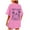 Pink, variant on Hawaiian Hibiscus Tshirt Women Oversized Beach T Shirts Flower Graphic Tees Preppy Cute Shirts for Girls