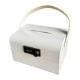 thumbnail image 1 of Shangren Password Money Box Desktop Storage Case Password Lock Change Saver for Desktop White, 1 of 8