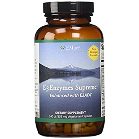 E3 Enzymes Supreme 240 count 1 bottle; Support digestion; Superior formula optimized to work thru digestive tract