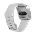 thumbnail image 5 of Fitbit Versa 25.4mm Silver Aluminum Case with White Watch Band Lite Edition,1 Pack, 5 of 8