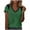 *Army Green, variant on Women's Color Block Short Sleeve T-Shirts,Ladies Crew-Neck Contrast Trim Loose Fit Tops,Summer Daily Wear Blouses For Women,Purple,S-2XL