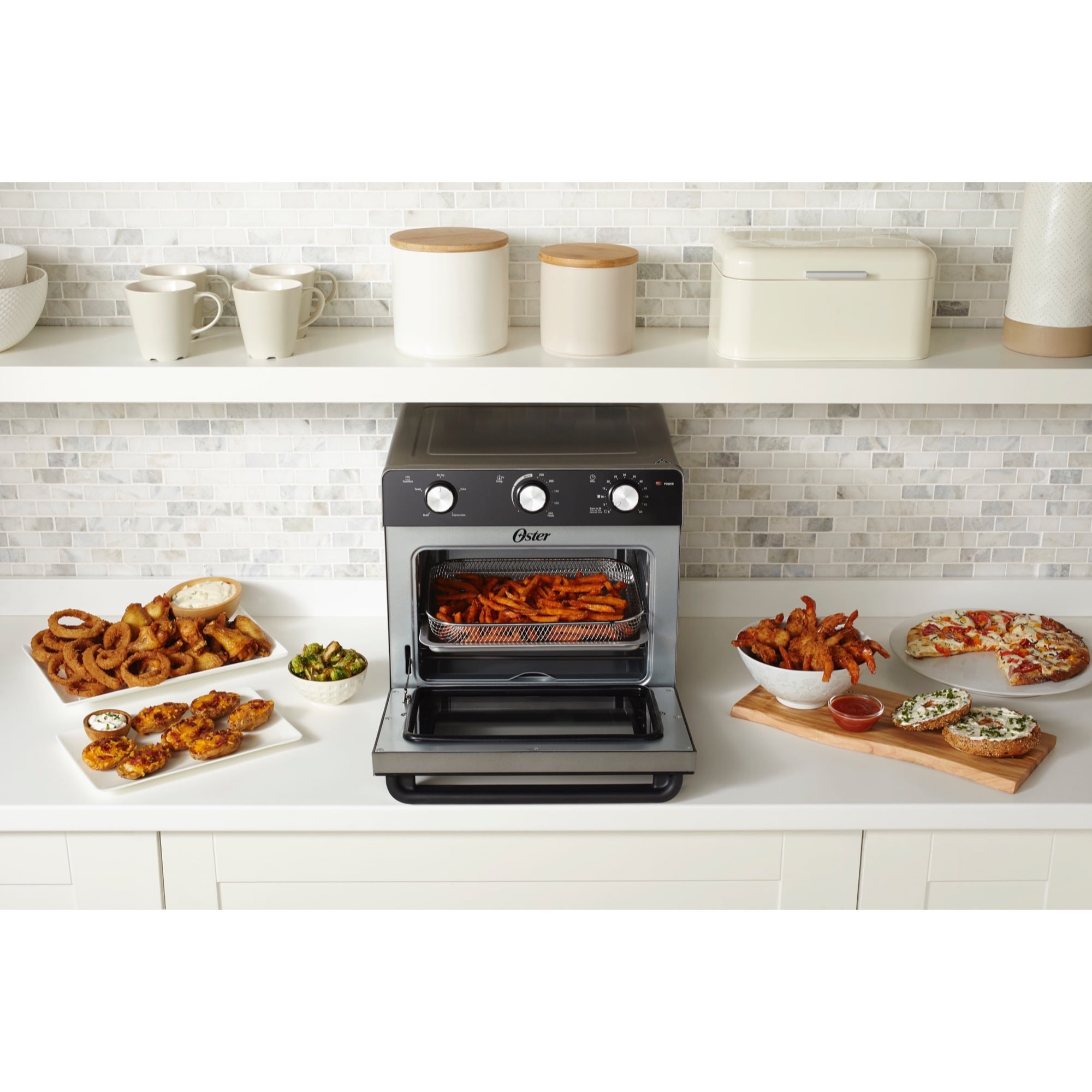 Oster® Digital RapidCrisp™ Air Fryer Oven, 9-Function Countertop Oven with  Convection