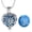 Blue, variant on Cremation Jewelry Celtic Knot Heart Urn Necklace for Ashes for Women Men Memorial Keepsake Locket for Ashes Holder