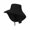 Black, variant on HONHUZH Summer Hats Unisex Solid Color Fisherman Sun Hat Foldable Summer Beach Outdoor Cap