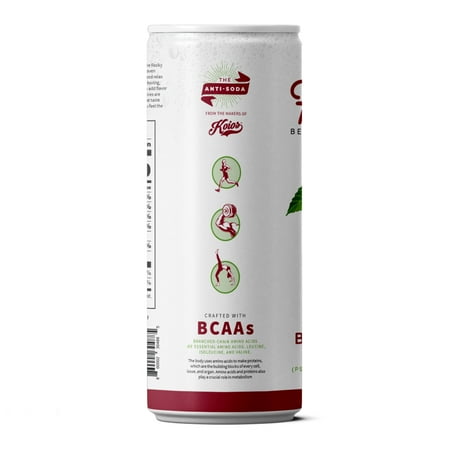 Fit Soda, Wellness Soda Infused with Branched-Chain Amino Acids (BCAA) and Electrolytes