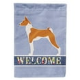 thumbnail image 1 of Carolines Treasures BB5578CHF Basenji Welcome Flag Canvas House Size, 1 of 4