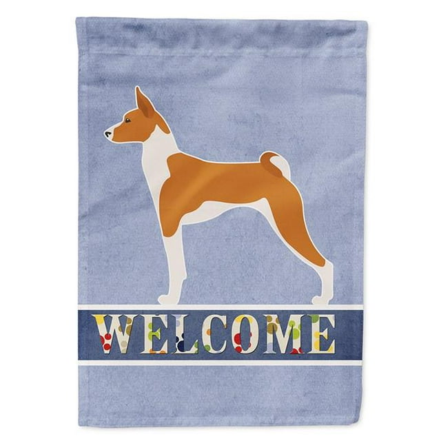 Carolines Treasures BB5578CHF Basenji Welcome Flag Canvas House Size