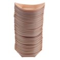 thumbnail image 1 of 100x barco de madera respetuoso con el medio ambiente plato desechable para comer con los dedos plato desechable plato de cena plato, 1 of 5