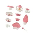 thumbnail image 4 of Casa de muñecas Strade Fareast Limited vajilla con forma de hongo juguetes de cocina escala 1/6 Rosa, 4 of 8