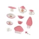 thumbnail image 4 of Casa de muñecas Strade Fareast Limited vajilla con forma de hongo juguetes de cocina escala 1/6 Rosa, 4 of 8