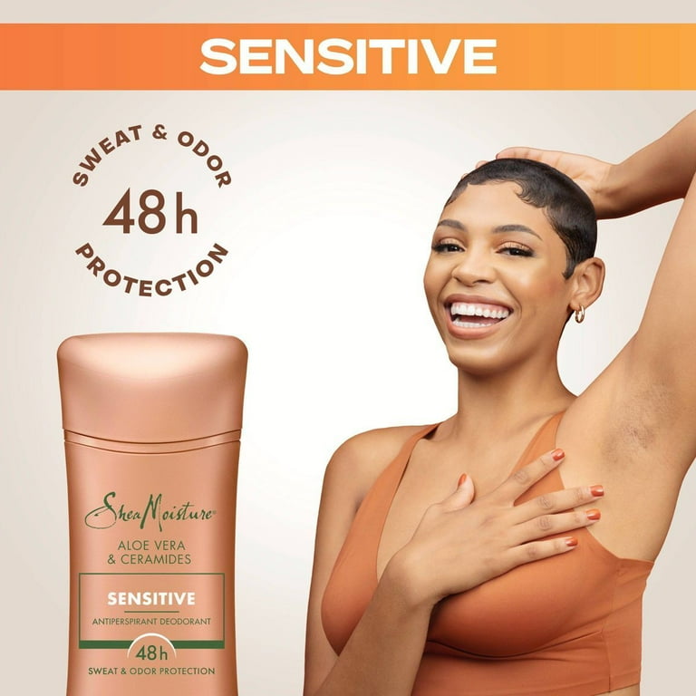 SheaMoisture Sensitive Skin Antiperspirant Deodorant Stick with Aloe Vera  Ceramides - 2.6oz