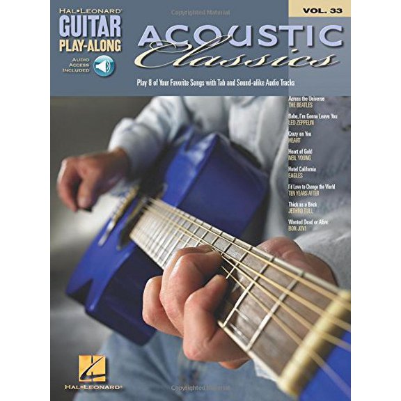 Acoustic Classics: Guitar Play-Along Volume 33