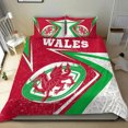 thumbnail image 2 of Wales Rugby Bedding Set - Celtic Welsh Rugby Ball, 2 of 6