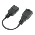 thumbnail image 1 of IEC320 C14 To 1 15R Cord, Power Adapter Cord Waterproof Flame Retardant Wearable  For Desk Lamp For Projector, 1 of 8