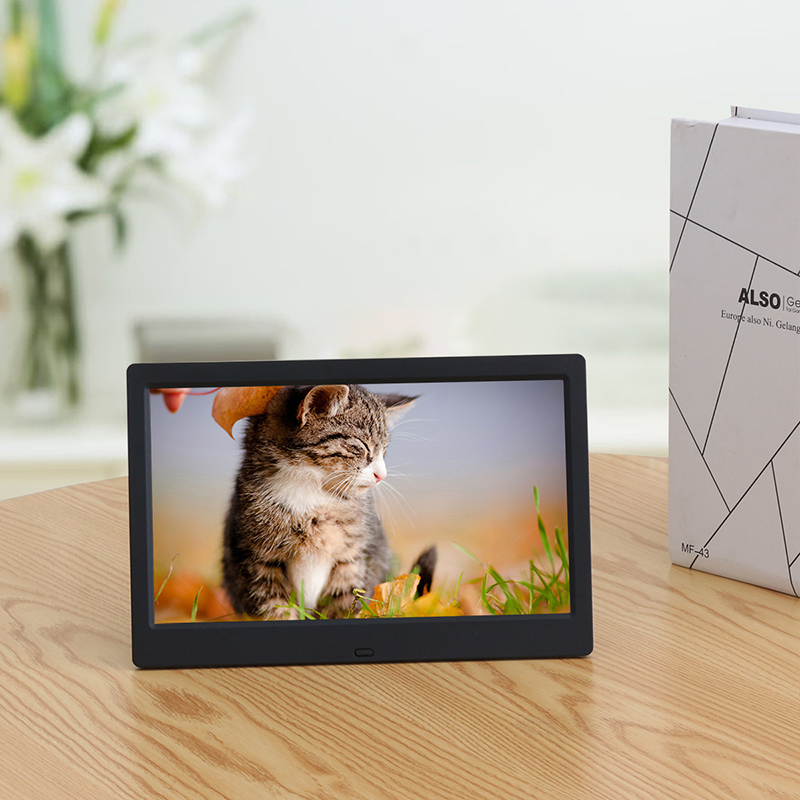 1080P 10" Digital Photo Frame with Motion Sensing , 1024 x 600 High