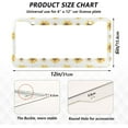 thumbnail image 3 of Sunflower License Plate Frame - 2 Pack Universal Stainless Steel License Plate Holder with Screws & Chrome Caps, 2 Holes Car License Plate Cover for US Vehicles Home Decor, 3 of 7