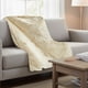 thumbnail image 5 of Manta de franela de terciopelo mullido 39x59in | Poliéster súper suave y ligero | Sofá cálido y acogedor Decoración del sofá cama | Resistente a todas las estaciones | Rosa, gris, azul, gris claro, 5 of 6