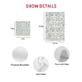 thumbnail image 7 of Turquoise Farmhouse Kitchen Dish Towels for Drying Dishes Set of 3, Vintage Flower Leaf Botanical Plant Waffle Weave Microfiber Hand Tea Bathroom Towels Quick Dry & Absorbent Towel 15.7x23.6, 7 of 7
