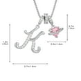 thumbnail image 2 of Sliver 3-Layering Initial A-Z Letter Pendant Necklaces,26 Letters and Hearts Pendant,Personalized Heart Dainty Birthday Necklace Gifts for Women, 2 of 5