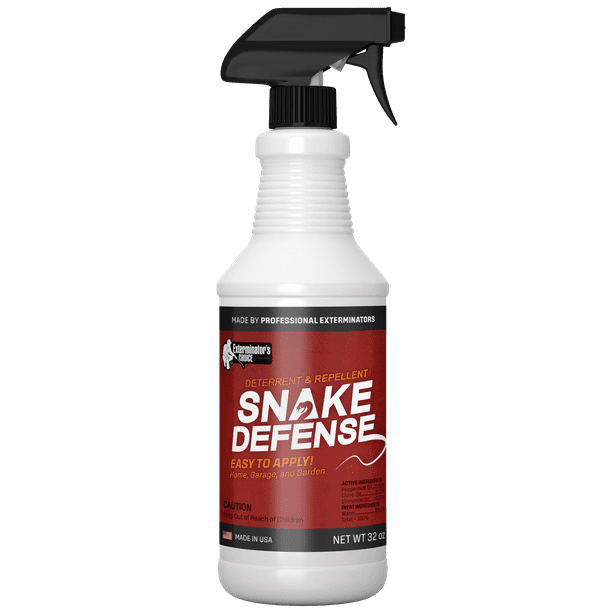 Snake Defense All Natural Effective Snake Repellent Spray 32oz For All Types of Snakes