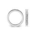 thumbnail image 4 of 1.00 Carat (Ctw H-I, I1-I2) Princess-Cut Diamond Eternity Wedding Band Ring in 14K White Gold for Women, 4 of 6