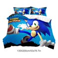 thumbnail image 2 of 135*200Two-piece Set Sonic Sonic Cartoon and Animation Sheet and Comforter Set, 2 of 5