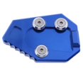 thumbnail image 5 of Blue Motorcycle Kickstand Sidestand Stand Extension Enlarger Pad For Honda, 5 of 5
